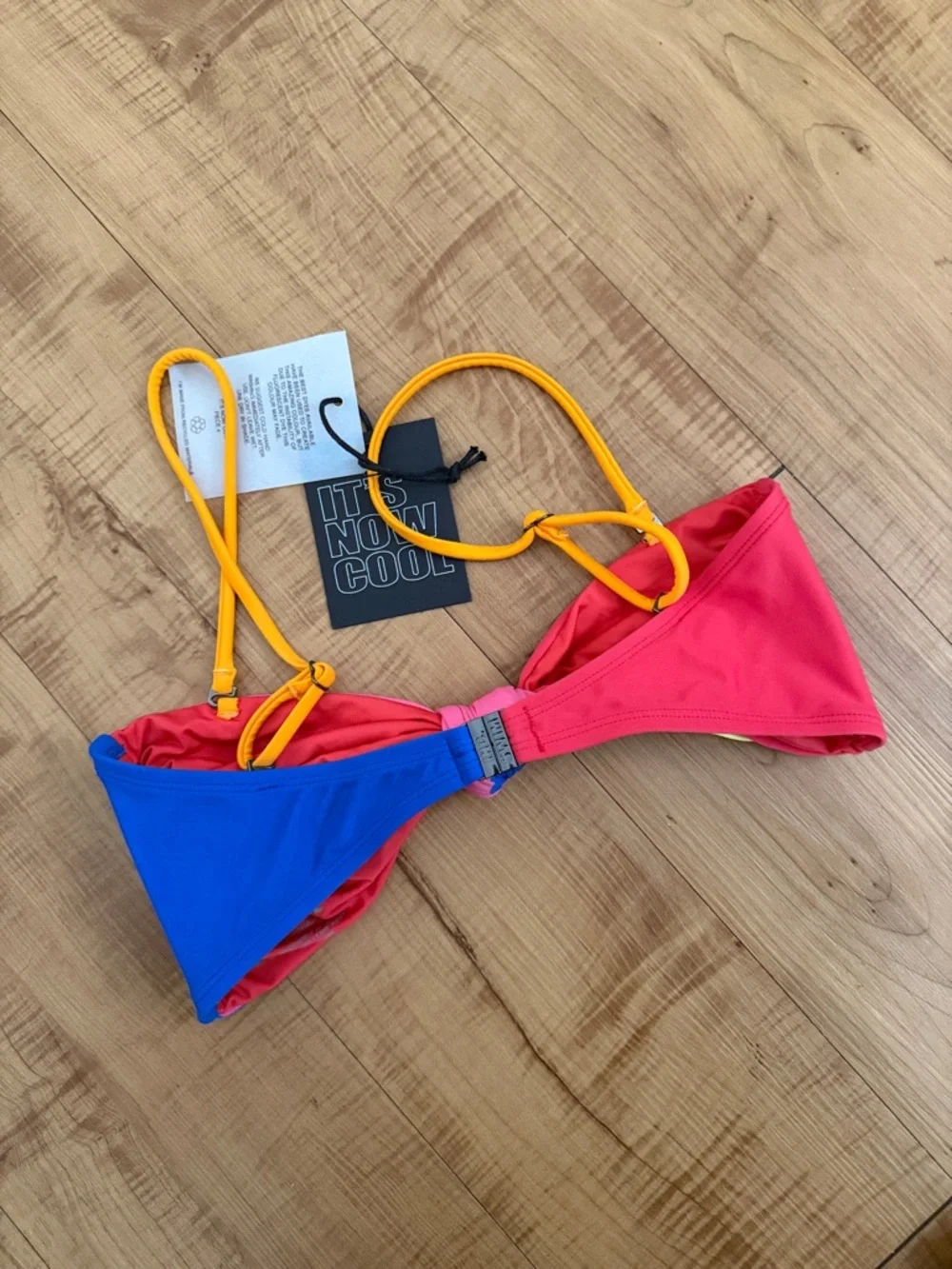 It’s Now Cool The Knot Oceano Bandeau Bikini Top
